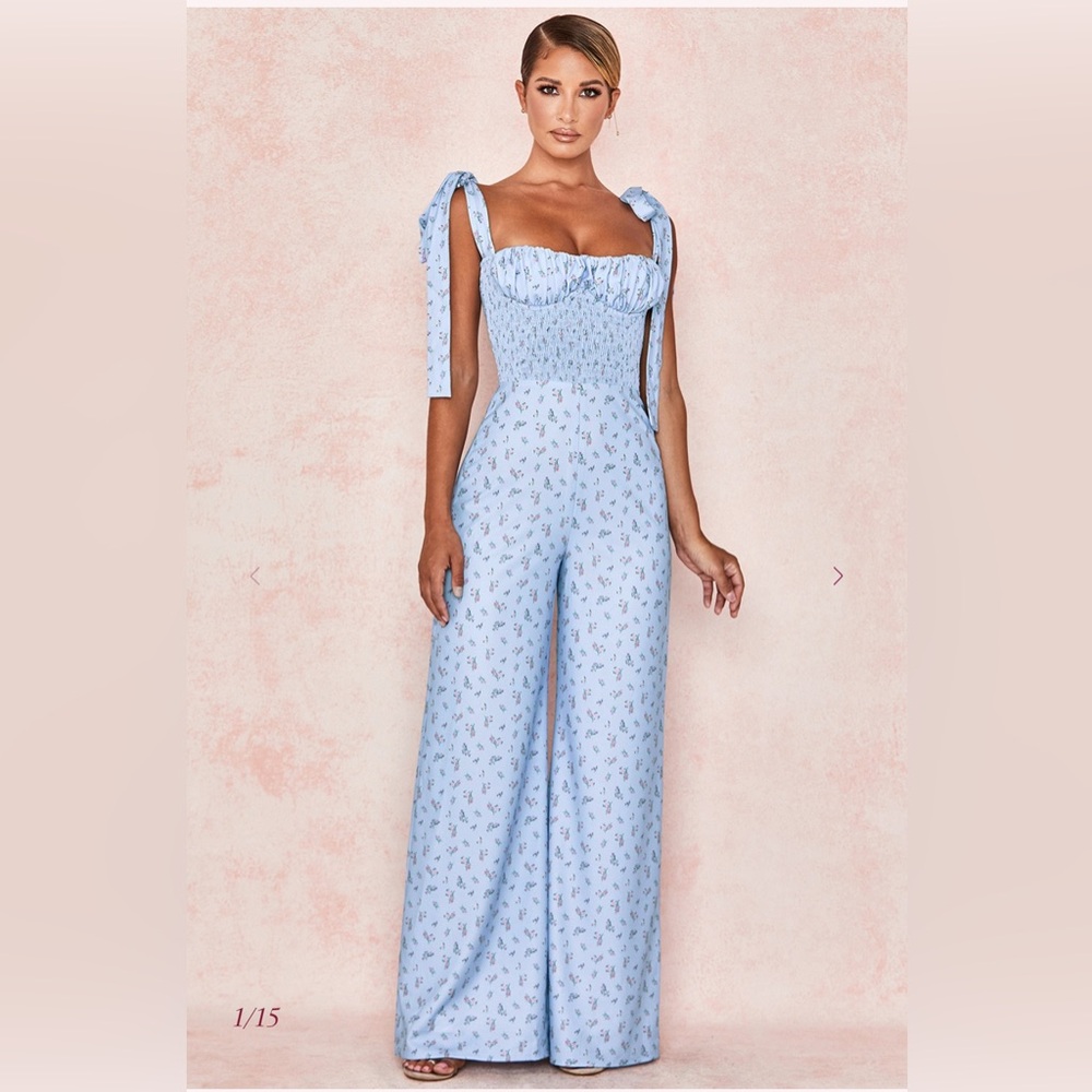 House of CB Blue Floral Women's Jumper